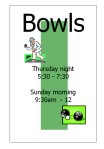 Indoor Bowls