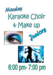 Karaoke and makeup for Juniors 